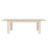 Tavolo Imab Manhattan in rovere sbiancato con 1 allunga 160x90x76.5 H cm.