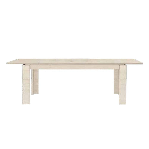 Tavolo Imab Manhattan in rovere sbiancato con 1 allunga 160x90x76.5 H cm.