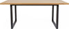 Tavolo in legno per cucina e soggiorno in legno con struttura in alluminio 180 x 90 cm Casa e cucina/Arredamento/Sala da pranzo/Tavoli da sala da pranzo Decor Space - Altamura, Commerciovirtuoso.it