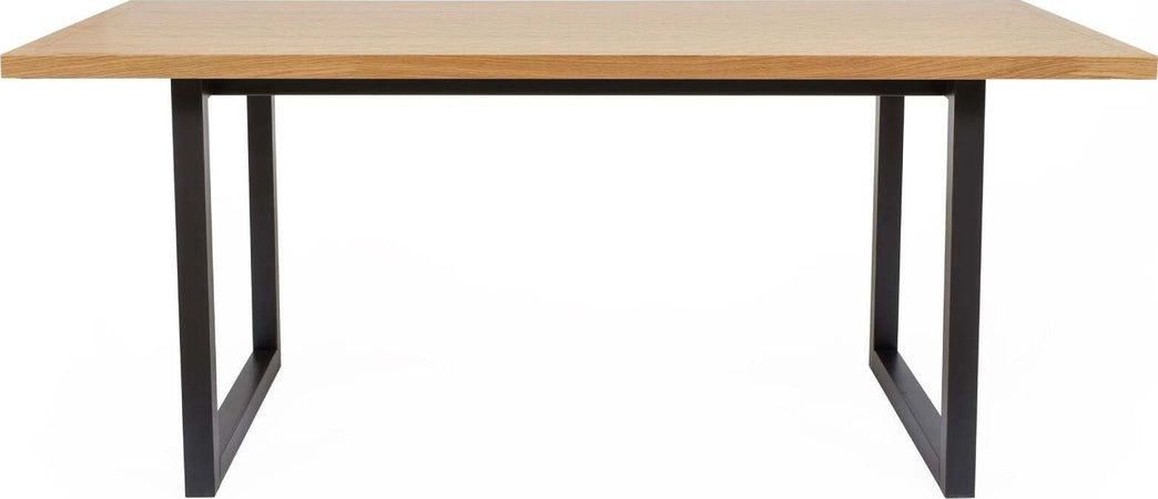 Tavolo in legno per cucina e soggiorno in legno con struttura in alluminio 180 x 90 cm Casa e cucina/Arredamento/Sala da pranzo/Tavoli da sala da pranzo Decor Space - Altamura, Commerciovirtuoso.it
