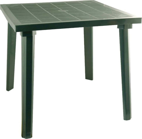 Tavolo in polipropilene cm 80x75 Week End Verde ideale da giardino Giardino e giardinaggio/Arredamento da giardino e accessori/Tavoli e tavolini/Tavoli standard Decor Space - Altamura, Commerciovirtuoso.it