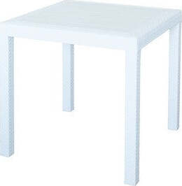 Tavolo in Resina Quadrato Dallas Tavolo Da Esterno per Giardino E Terrazza 80x80x74 Cm Giardino e giardinaggio/Arredamento da giardino e accessori/Tavoli e tavolini/Tavoli standard Ferus - Montoro, Commerciovirtuoso.it