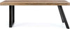 Tavolo Manchester rettangolare, con gambe in acciaio, piano in legno di mango, stile moderno Casa e cucina/Arredamento/Sala da pranzo/Tavoli da sala da pranzo Decor Space - Altamura, Commerciovirtuoso.it
