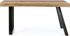 Tavolo Manchester rettangolare, con gambe in acciaio, piano in legno di mango, stile moderno Casa e cucina/Arredamento/Sala da pranzo/Tavoli da sala da pranzo Decor Space - Altamura, Commerciovirtuoso.it