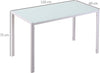 Tavolo-Moderno-Rettangolare-Struttura-in-Metallo-e-Piano-in-Vetro-Temperato---Bianco-JH3835-479WTJH3