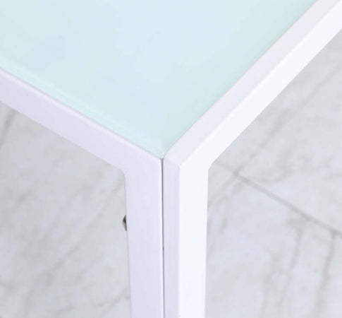 Tavolo-Moderno-Rettangolare-Struttura-in-Metallo-e-Piano-in-Vetro-Temperato---Bianco-JH3835-479WTJH3