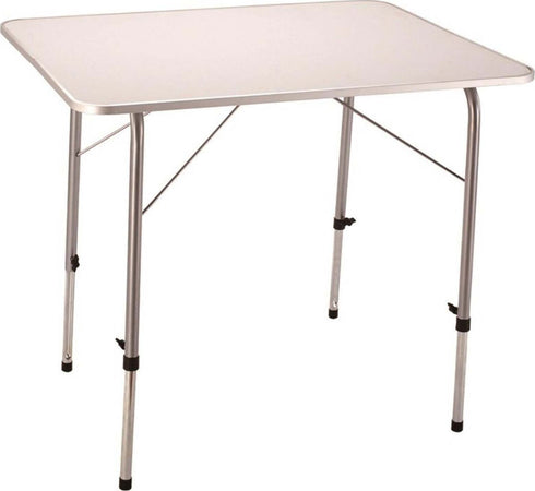 Tavolo pieghevole 80 x 60 cm da campeggio mare spiaggia in metallo piano mdf