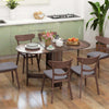 Tavolo-Pieghevole-con-2-Ribalte-Ovale,-Consolle-Salvaspazio-in-Legno,-Marrone-KJ583A-116V80BNKJ5