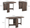 Tavolo-Pieghevole-con-2-Ribalte-Ovale,-Consolle-Salvaspazio-in-Legno,-Marrone-KJ583A-116V80BNKJ5