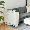 Tavolo-Pieghevole-con-2-Ripiani-iInferiori-in-Legno,-Tavolo-Richiudibile-con-Ruote-per-6-Persone,-Bianco-WQ702-0621WQ7