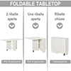 Tavolo-Pieghevole-con-2-Ripiani-iInferiori-in-Legno,-Tavolo-Richiudibile-con-Ruote-per-6-Persone,-Bianco-WQ702-0621WQ7