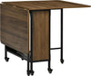 Tavolo-Pieghevole-con-6-Ruote-e-Mensola-Stile-Industriale-in-Legno-e-Metallo,-Marrone-Chiaro-KG8835-789V00LRKG8