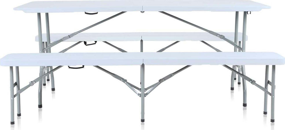 Tavolo pieghevole da catering e campeggio a valigetta con maniglia Sport e tempo libero/Attività ricreative all'aperto/Camping e outdoor/Arredamento da campeggio/Tavoli La Zappa - Altamura, Commerciovirtuoso.it