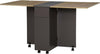 Tavolo-Pieghevole-da-Pranzo-in-Truciolato-con-2-Cassetti,-1-Armadietto,-max.-6-Persone,-140x76x76-cm-TW9835-605TW9