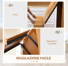 Tavolo-Pieghevole-da-Pranzo-max-3-Persone,-in-Truciolato-e-Acciaio,-75x144x144.5-cm,-color-Legno-QS6835-681NDQS6