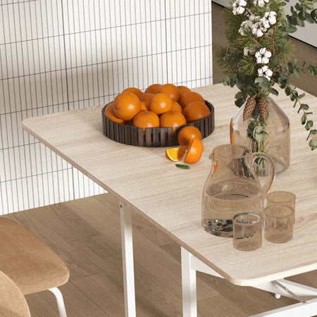Tavolo-Pieghevole-Moderno-a-2-Ribalte-con-Rotelle-in-MDF-e-Acciaio,-120x80x73cm,-Marrone-KG683A-049V80AKKG6