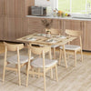Tavolo-Pieghevole-Salvaspazio-a-2-Ribalte-per-2-4-Persone-in-Legno-di-Pino,-Colore-Legno-Naturale-LP783A-100V00NDLP7