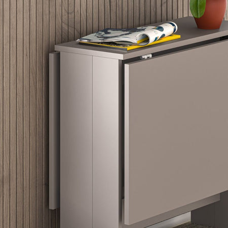 Tavolo pieghevole salvaspazio Artemio tortora