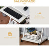 Tavolo-Porta-PC-Classico-e-Salvaspazio,-Piano-Tastiera-a-Scomparsa,-4-Ruote-e-Ripiano-Inferiore-Bianco-60x48x73cm-QO8836-293WTQO8