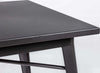 Tavolo quadrato Minnesota antracite in acciaio laminato da 80x80 cm Casa e cucina/Arredamento/Sala da pranzo/Tavoli da sala da pranzo Decor Space - Altamura, Commerciovirtuoso.it