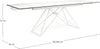 Tavolo Quasar allungabile rettangolare con piano in ceramica con supporto in vetro temperato da 160-240 x 90 cm Casa e cucina/Arredamento/Sala da pranzo/Tavoli da sala da pranzo Decor Space - Altamura, Commerciovirtuoso.it
