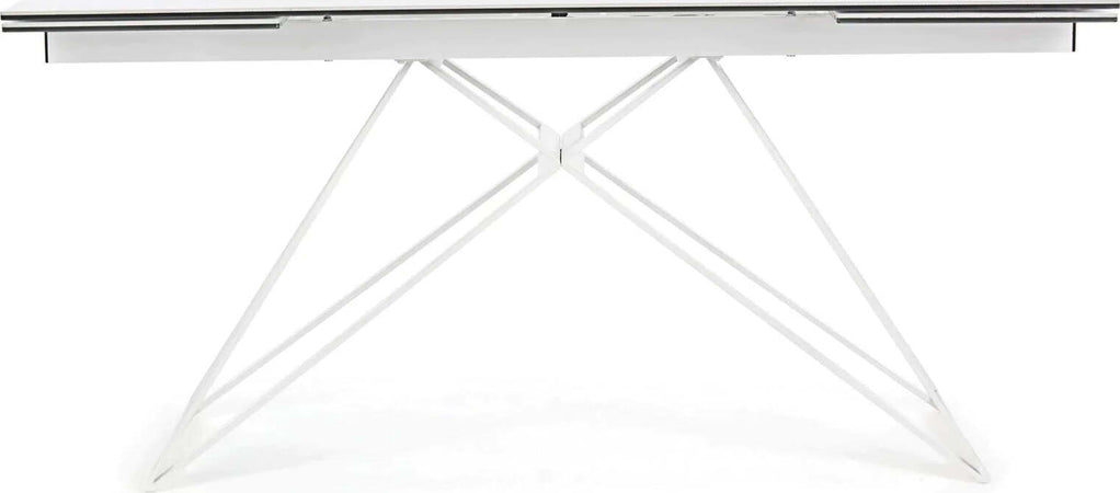 Tavolo Quasar allungabile rettangolare con piano in ceramica con supporto in vetro temperato da 160-240 x 90 cm Casa e cucina/Arredamento/Sala da pranzo/Tavoli da sala da pranzo Decor Space - Altamura, Commerciovirtuoso.it