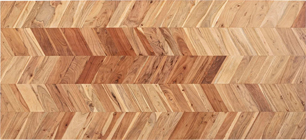 Tavolo Raida rettangolare, con gambe, in legno di acacia, stile moderno Casa e cucina/Arredamento/Sala da pranzo/Tavoli da sala da pranzo Decor Space - Altamura, Commerciovirtuoso.it