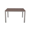 Tavolo allungabile 110x70 struttura tortora e piano larice grigio Monster