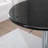 Tavolo-Rotondo-da-Bar-con-Piano-Girevole,-Altezza-Regolabile-con-Leva-a-Gas-e-Base-in-Acciaio,-Φ61x76-97cm,-Nero-KL5835-505BKKL5