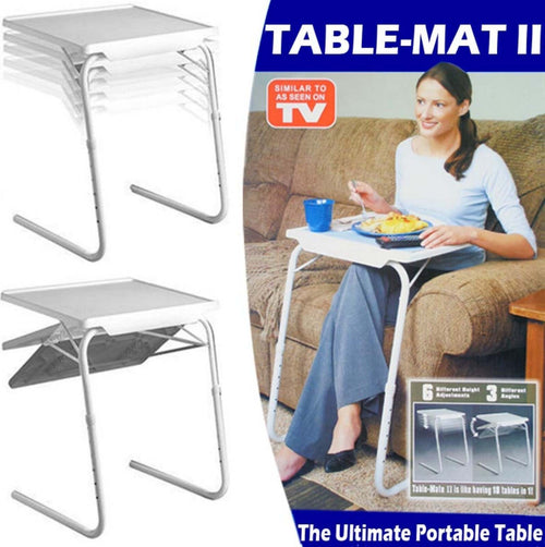 TAVOLO TAVOLINO MULTIUSO REGOLABILE PIEGHEVOLE SALVASPAZIO PER DIVANO E LETTO  Trade Shop italia - Napoli, Commerciovirtuoso.it