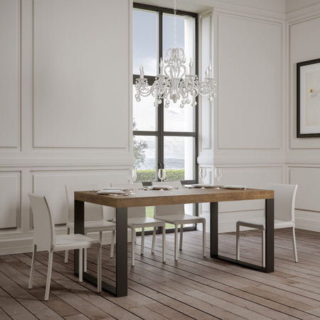 Tavolo "Genova" allungabile in legno per sala da pranzo
