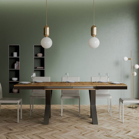Tavolo "Andria" allungabile in legno per sala da pranzo
