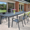 Tavolo allungabile Sydney in alluminio telescopico 135/180x70 per esterno