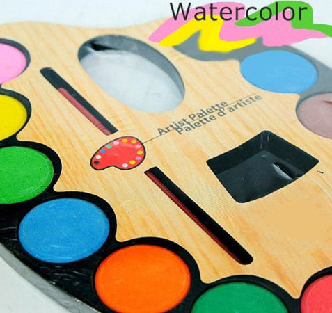 Tavolozza Per Pittura Acquerelli Pennelli Scuola Hobby Set Acquerelli 12 Colori Casa, arredamento e bricolage > Hobby e collezionismo > Disegno e Pittura Trade Shop italia - Napoli, Commerciovirtuoso.it