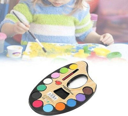 Tavolozza Per Pittura Acquerelli Pennelli Scuola Hobby Set Acquerelli 12 Colori Casa, arredamento e bricolage > Hobby e collezionismo > Disegno e Pittura Trade Shop italia - Napoli, Commerciovirtuoso.it