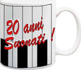 Tazza 20 Anni Suonati Tazza Ricordo In Ceramica Con Scatola Casa e cucina/Stoviglie/Piatti ciotole e vassoi/Tazze e piattini/Tazze e tazzine da caffè Kondorama - Martinsicuro, Commerciovirtuoso.it