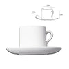*STOCK* Applique In Gesso Ceramico TAZZINA 280x140x150mm 40W G9 IP20 - Eternal Parquet