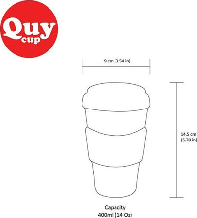 Tazza 400 ml quy cup apollo Casa e cucina/Stoviglie/Piatti ciotole e vassoi/Tazze e piattini/Tazze da tè Led Mall Home - Napoli, Commerciovirtuoso.it