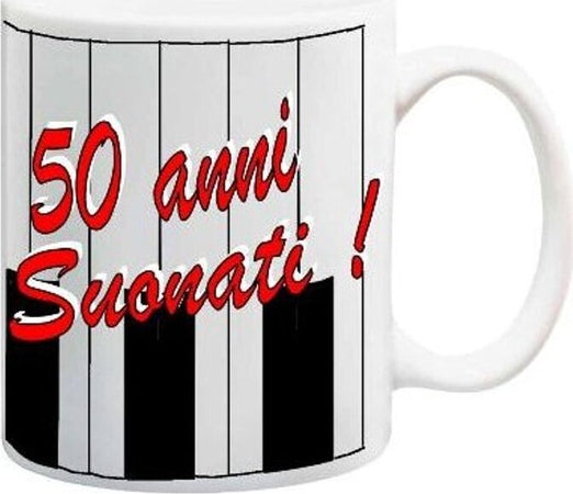 Tazza 50 Anni Suonati Tazza Ricordo In Ceramica Con Scatola idea regalo 50 anni Casa e cucina/Stoviglie/Piatti ciotole e vassoi/Tazze e piattini/Tazze e tazzine da caffè Kondorama - Martinsicuro, Commerciovirtuoso.it