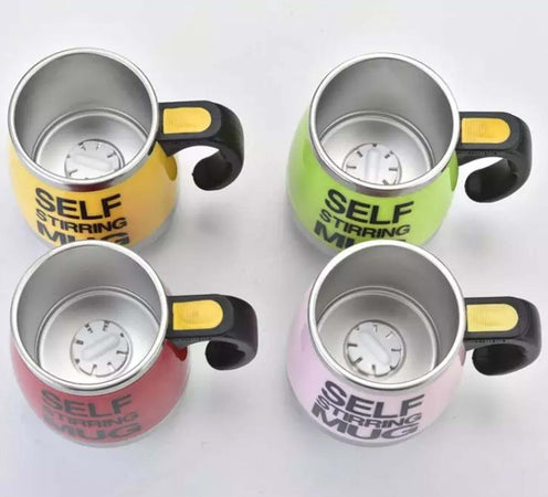 Tazza Bicchiere Automescolante Cili Stirring Mug Per Cappuccino Latte Colazione Tazze e Bicchieri Trade Shop italia - Napoli, Commerciovirtuoso.it