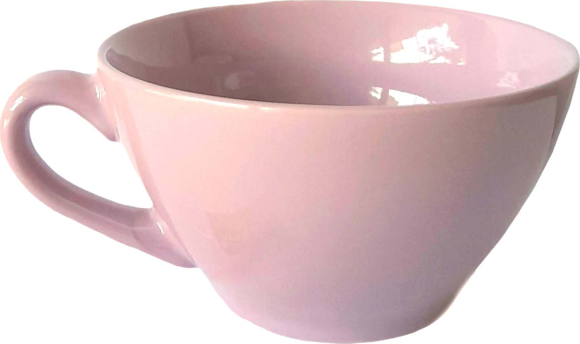 Tazza Da Tè In Ceramica Con Filtro - 500ml, Coperchio, Lavabile In Lavastoviglie, Colore Rosa