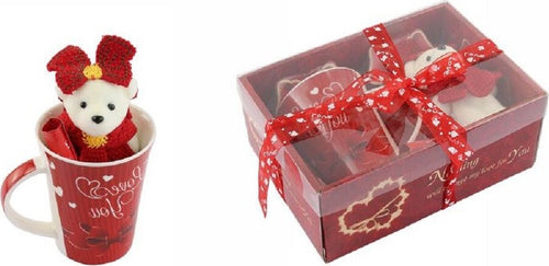 Tazza Con Peluche Orsetta Bianca In Confezione Regalo Per San Valentino 63299 Giochi e giocattoli/Peluche/Animali di peluche Trade Shop italia - Napoli, Commerciovirtuoso.it