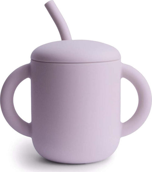 Tazza-Educativa-con-Cannuccia-Mushie-In-Silicone---Vari-Colori
