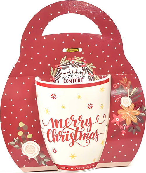 Tazza in ceramica natalizia con confezione regalo da 340 mL Ø 8,3 x 11,5 x h 10,5 cm Casa e cucina/Decorazioni per interni/Addobbi e decorazioni per ricorrenze/Decorazioni natalizie/Oggettistica MagiediNatale.it - Altamura, Commerciovirtuoso.it