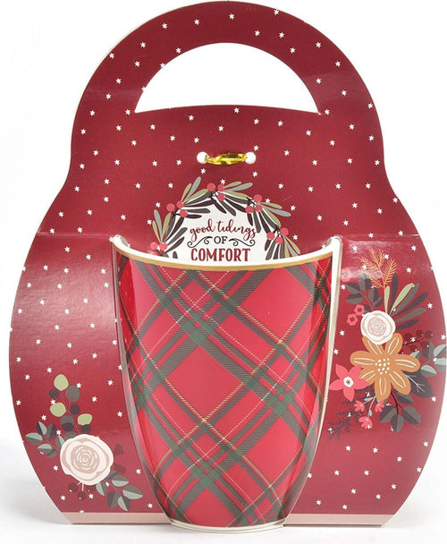 Tazza in ceramica Rossa con confezione regalo, da 340 mL Ø 8,3 x h 10.5 x 11.5 cm Casa e cucina/Decorazioni per interni/Addobbi e decorazioni per ricorrenze/Decorazioni natalizie/Oggettistica MagiediNatale.it - Altamura, Commerciovirtuoso.it