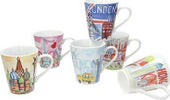 TAZZA MUG CONICO IRIS CITY MULTICOLORE 280 CC ASSORTITO Casa e cucina/Stoviglie/Piatti ciotole e vassoi/Tazze e piattini/Tazze da cappuccino Scontolo.net - Potenza, Commerciovirtuoso.it