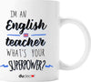 TAZZA MUG IN CERAMICA ENGLISH TEACHER BIANCO 250 ML dudecor Casa e cucina/Stoviglie/Piatti ciotole e vassoi/Tazze e piattini/Tazze e tazzine da caffè Scontolo.net - Potenza, Commerciovirtuoso.it