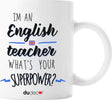 TAZZA MUG IN CERAMICA ENGLISH TEACHER BIANCO 250 ML dudecor Casa e cucina/Stoviglie/Piatti ciotole e vassoi/Tazze e piattini/Tazze e tazzine da caffè Scontolo.net - Potenza, Commerciovirtuoso.it