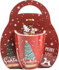 Tazza per cioccolata calda e latte con decorazioni rosse da 340 mL Casa e cucina/Decorazioni per interni/Addobbi e decorazioni per ricorrenze/Decorazioni natalizie/Oggettistica MagiediNatale.it - Altamura, Commerciovirtuoso.it