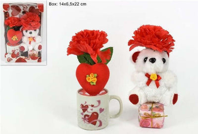 Tazzina Con Peluche Orsetto Idea Regalo San Valentino Con Fiori Cuore Confezione Casa e cucina/Stoviglie/Piatti ciotole e vassoi/Tazze e piattini/Tazze da tè Trade Shop italia - Napoli, Commerciovirtuoso.it